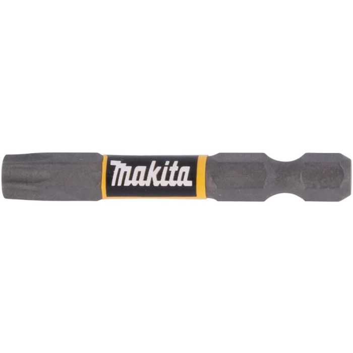 Makita Torsion Bit T40, 50mm, 2 Piezas, Puntas de Destornillador para Tornillos Torx E-12027