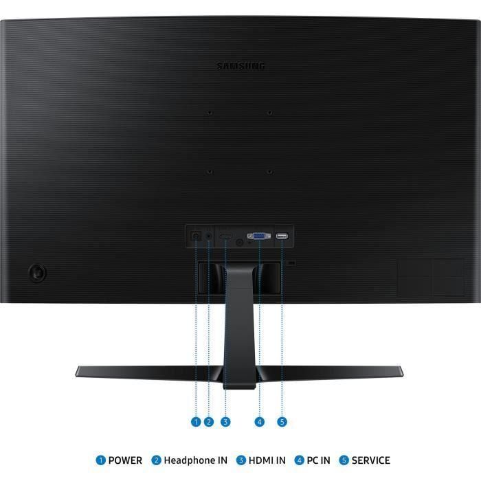 Monitor Curvo Samsung Essential Monitor S3 S24D366GAU/ 24"/ Full HD/ Negro 4 Monitor Curvo Samsung Essential Monitor S3 S24D366GAU/ 24"/ Full HD/ Negro 4