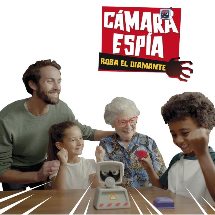 Bizak Juego de Mesa Cámara Espía: Emocionante Juego de Habilidad y Estrategia con Detección de Movimiento - Atrapa el Diamante 1