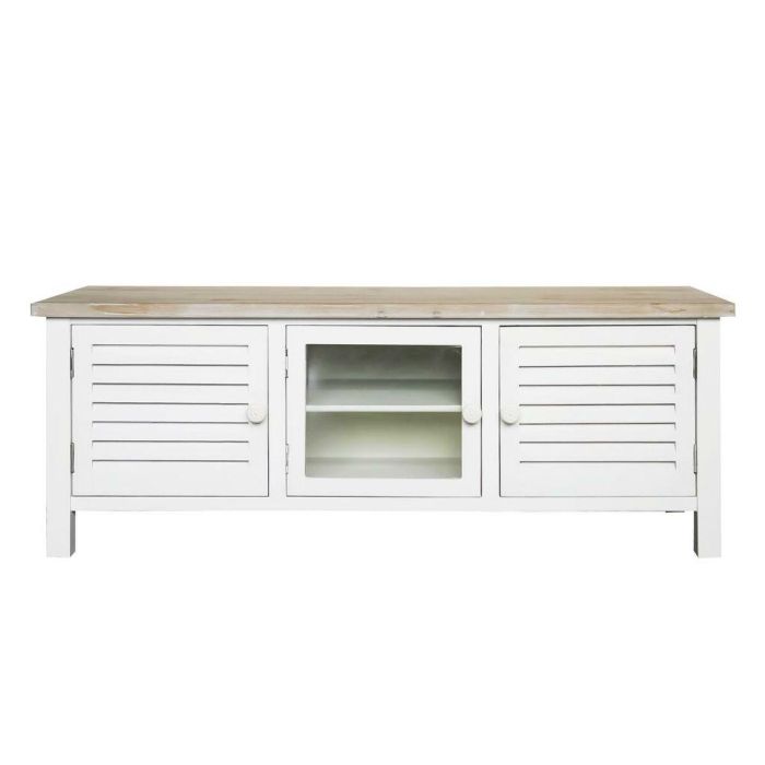 Mueble de TV DKD Home Decor Abeto Blanco Madera MDF 120 x 40 x 45 cm 7 Mueble de TV DKD Home Decor Abeto Blanco Madera MDF 120 x 40 x 45 cm 7