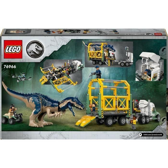 LEGO Jurassic World 76966 Misiones de Dinosaurios: Camión de Transporte del Alosaurio 5 LEGO Jurassic World 76966 Misiones de Dinosaurios: Camión de Transporte del Alosaurio 5