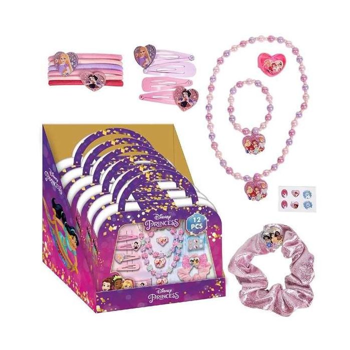 Set de belleza accesorios display princess 28.0 x 21.6 x 3.8 cm