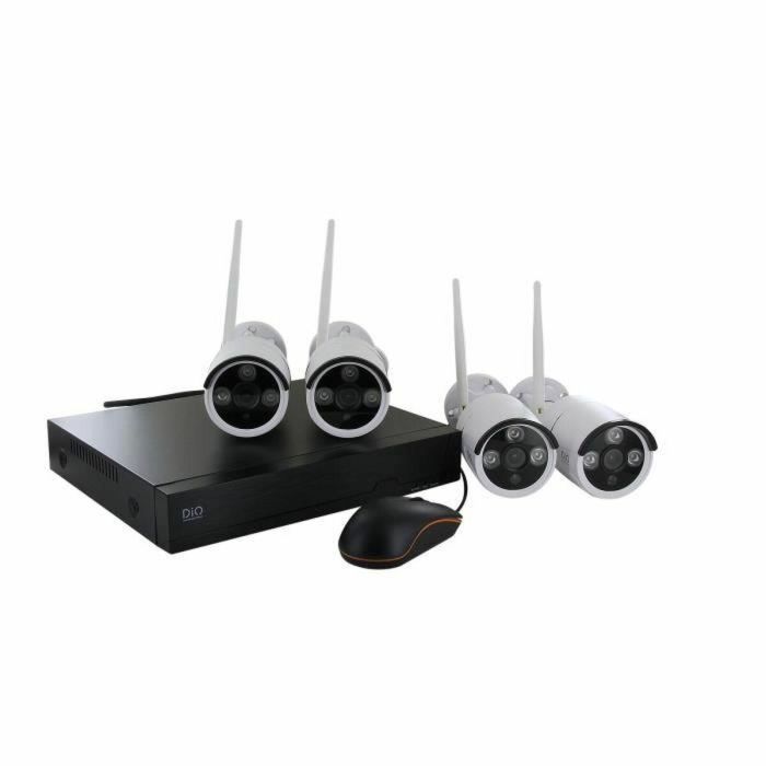 Dio Connected Home DIO5411478344667 Kit Videovigilancia NVR Inalámbrico con 4 Cámaras de Seguridad 3MP Dio Connected Home DIO5411478344667 Kit Videovigilancia NVR Inalámbrico con 4 Cámaras de Seguridad 3MP