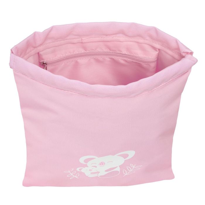Bolsa Mochila con Cuerdas Safta Koala Rosa 26 x 34 x 1 cm 3