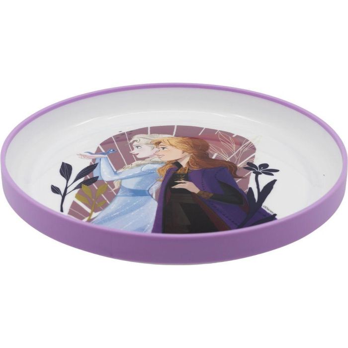 Plato Premium Bicolor Antideslizante Frozen CZ11294 3 Plato Premium Bicolor Antideslizante Frozen CZ11294 3