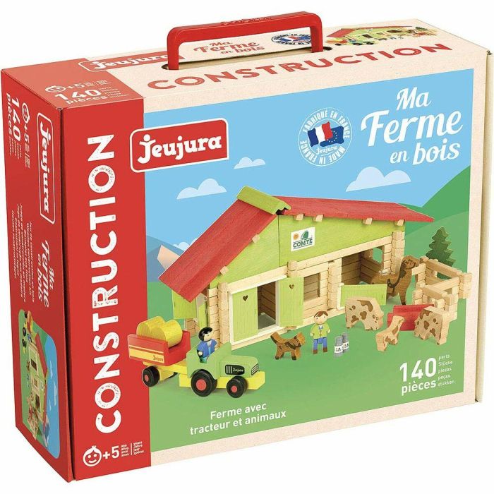Granja con Animalitos Jeujura Wooden Farm Playset 1