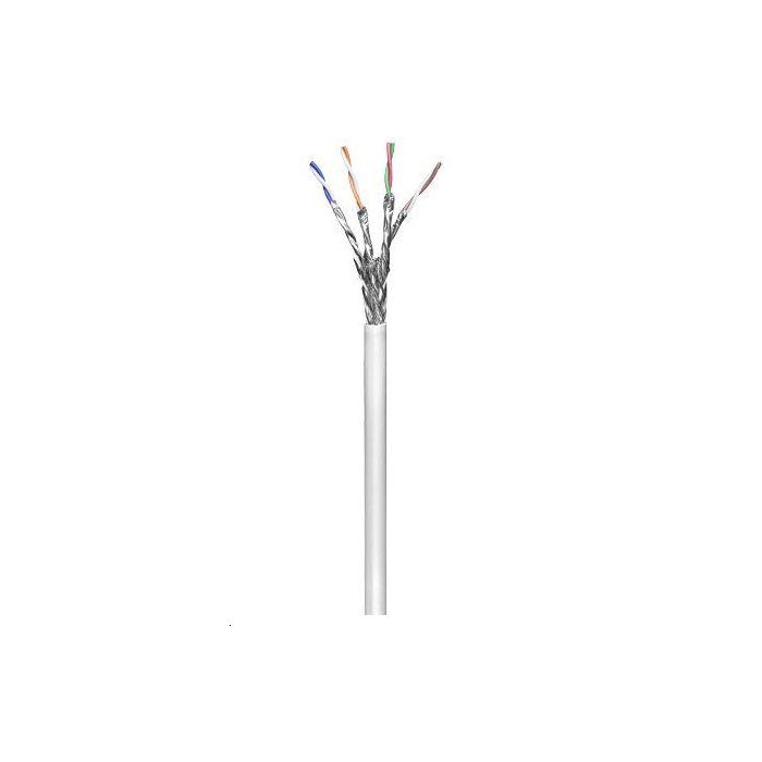 MicroConnect Cable de Datos/Instalación S/FTP CAT6 100m Blanco PVC No Terminado para Procesado e Instalación con LSA