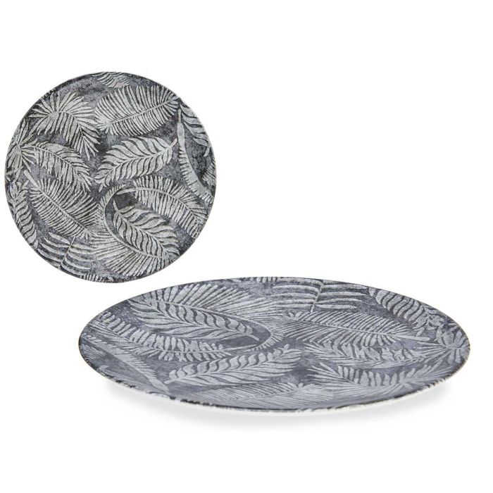Plato Porcelana Llano 26Cm Hoja Vessia (24 Unidades) Plato Porcelana Llano 26Cm Hoja Vessia (24 Unidades)