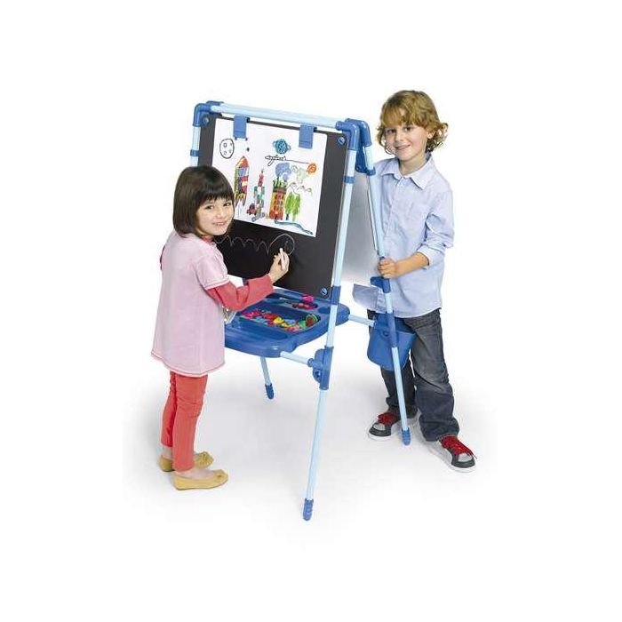 Chicos Pizarra Comby Magnética Infantil 52112 Doble Cara para Tizas y Rotuladores Borrables con Accesorios Magnéticos