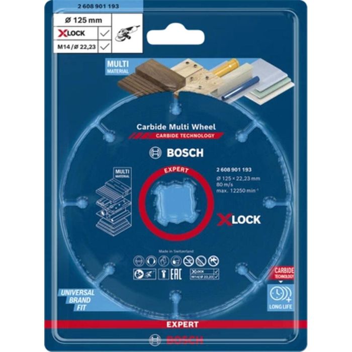 Bosch Expert BOS4059952567518 Disco A Crunciation Carbide Multi Wheel 125 mm 5