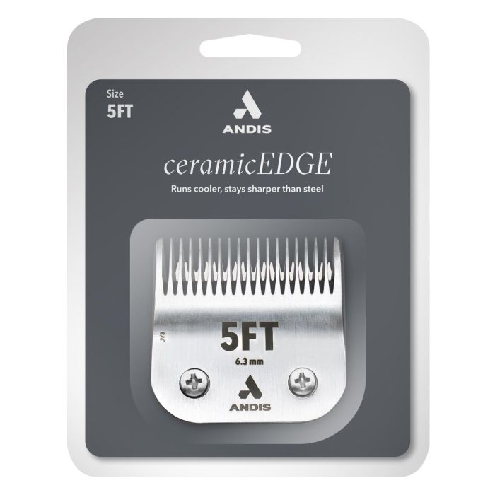 Andis 5FT Cuchilla Cerámica CeramicEdge de Dientes Finos, Accesorio para Maquinilla Profesional, Resultados de Corte Precisos y Suaves