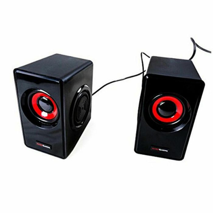 Mars Gaming MS1 Altavoces Gaming Compactos 2.0 con 10W, 6 Drivers (4 Pasivos) y Conexión USB/Jack 3.5mm, Rojo/Negro 1 Mars Gaming MS1 Altavoces Gaming Compactos 2.0 con 10W, 6 Drivers (4 Pasivos) y Conexión USB/Jack 3.5mm, Rojo/Negro 1