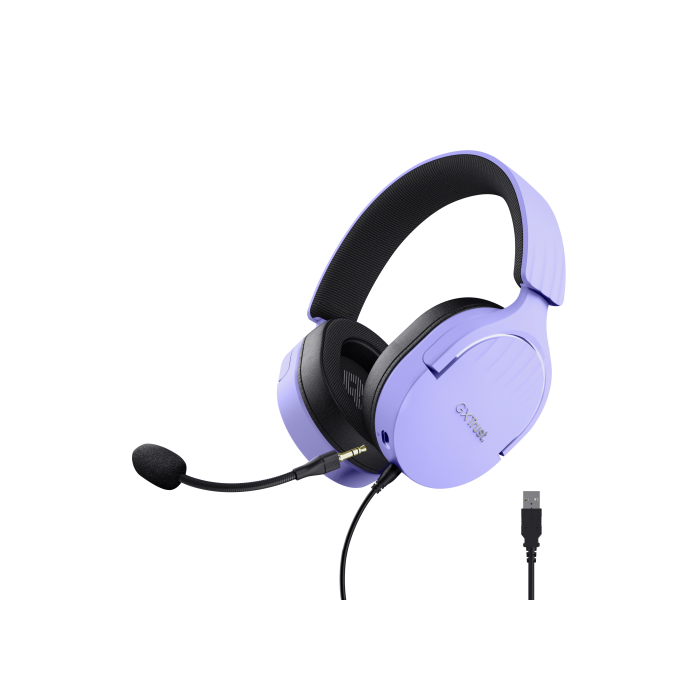 Trust GXT 490P FAYZO Auriculares Alámbricos Gaming USB Sonido Envolvente 7.1 Micrófono RGB Negro/Púrpura 0 Trust GXT 490P FAYZO Auriculares Alámbricos Gaming USB Sonido Envolvente 7.1 Micrófono RGB Negro/Púrpura 0