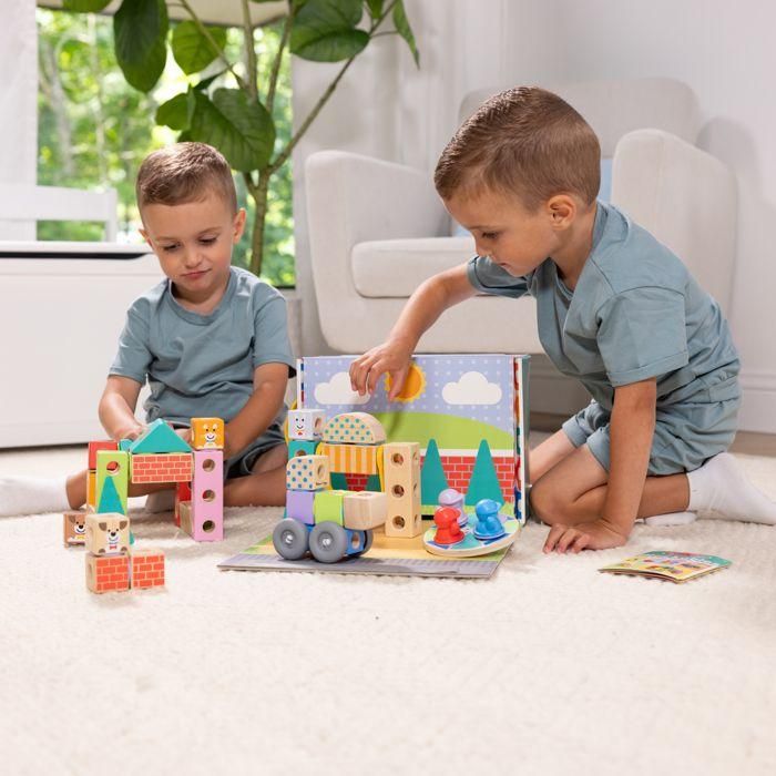 Melissa y Doug AAAVK75298 Set de Construcción La Ciudad de 73 Piezas 4