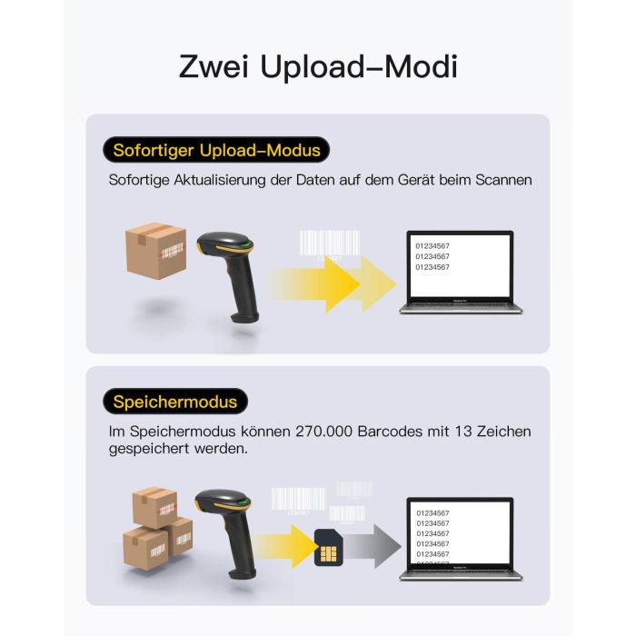 inateck Barcodescanner 35 black [BCST-35_black] 1
