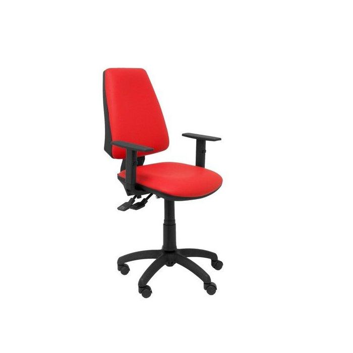 Silla Piqueras Y Crespo Elche S Brazos Regulables Mecanismo Sincro De Doble Maneta Gran Confortabilidad Regulable En Altura Asiento Y Respaldo Tapizado Similpiel Rojo