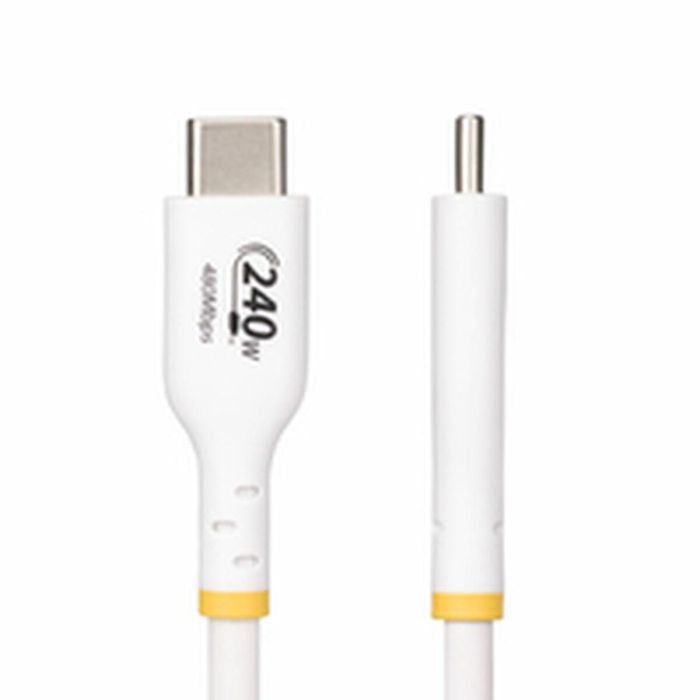Cable USB Startech USB2EPR2MW Blanco 2 m 10 Cable USB Startech USB2EPR2MW Blanco 2 m 10