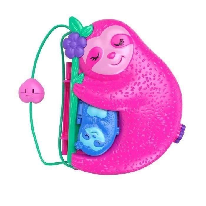 Cofre Familia Perezosos 2 En 1 Polly Pocket Hrd40 Mattel 1 Cofre Familia Perezosos 2 En 1 Polly Pocket Hrd40 Mattel 1