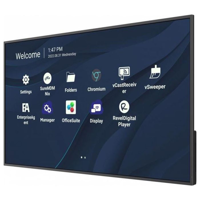 Viewsonic Pantalla Comercial CDE4330 109.2cm (43'') 4K UHD 16:9 HDMI LAN USB-C 500 nits 2