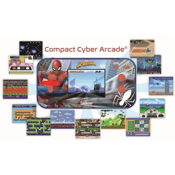 Lexibook Spider-Man Consola de Juegos Portátil Compact Cyber Arcade - 150 Juegos 1