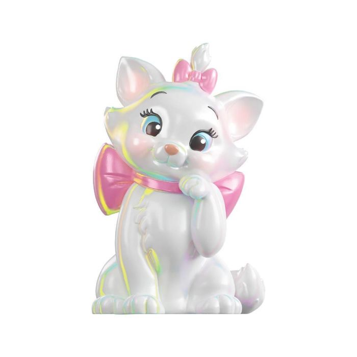 Enesco Hucha de Cerámica Marie Disney Los Aristogatos, Figura Decorativa Blanca Iridiscente, 17 cm, Regalo Coleccionistas