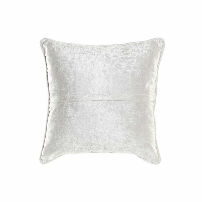 Cojin DKD Home Decor Blanco Gris 10 x 45 x 45 cm 2