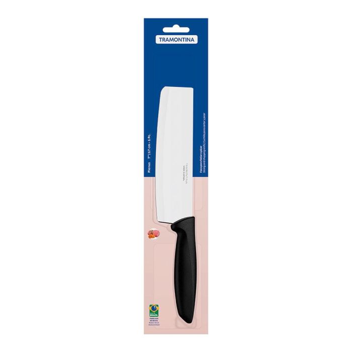 Tramontina Cuchillo carnicero Plenus 7" 17,78 cm acero inoxidable mango polipropileno negro 1 Tramontina Cuchillo carnicero Plenus 7" 17,78 cm acero inoxidable mango polipropileno negro 1