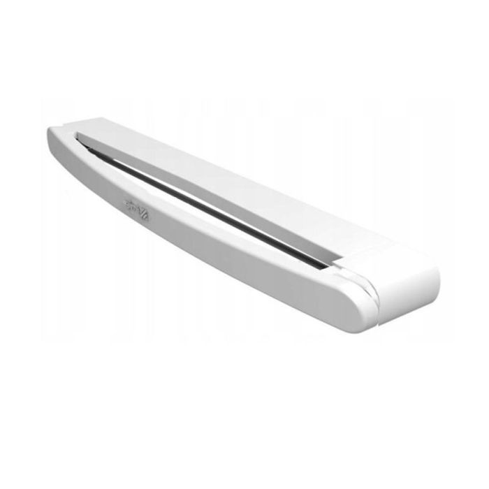 Gimi Telepack 100 Tendedero de Pared Plegable 7m Tendido Aluminio Resina Blanco 100x38 cm Multifuncional Baño Terraza 1