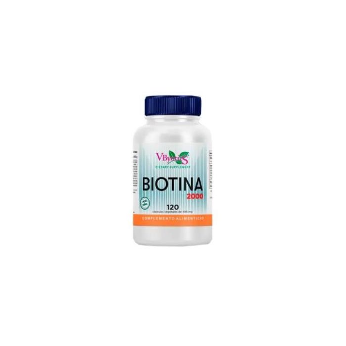 Biotina 2000Mcg 120Vcaps. Biotina 2000Mcg 120Vcaps.