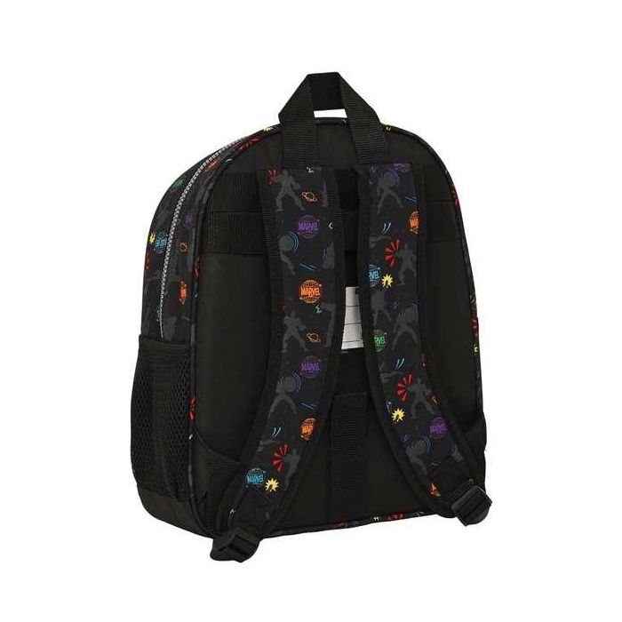 Mochila Infantil The Avengers Super heroes Negro (27 x 33 x 10 cm) 1