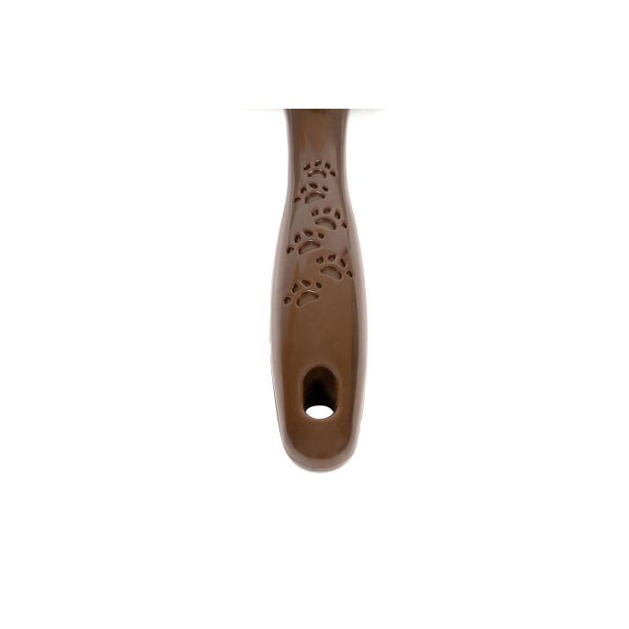 Gloria Carda Mediana para Perros con Bolitas Protectoras de Púas - Cepillo de Acero Inoxidable para Pelo Brillante y Piel Sana 3