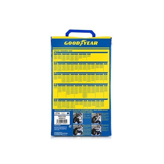 Cadenas Ultra Grip Talla XXL Goodyear Cs12 Nuevo Cs5 GOD8016 3 Cadenas Ultra Grip Talla XXL Goodyear Cs12 Nuevo Cs5 GOD8016 3