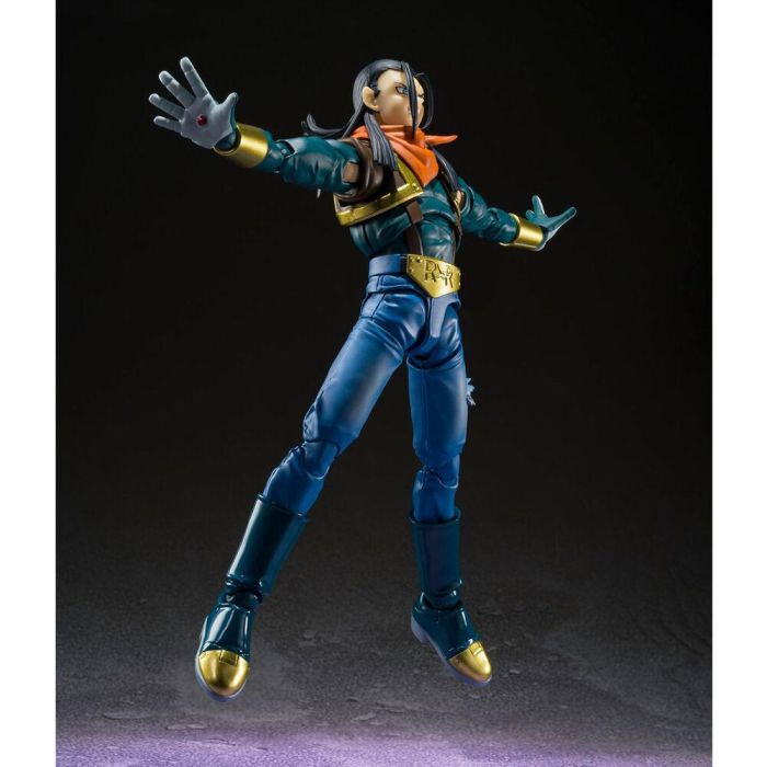 Tamashii Nations S.H. Figuarts Dragon Ball GT Super Android 17 - Figura de 15 cm con accesorios 2