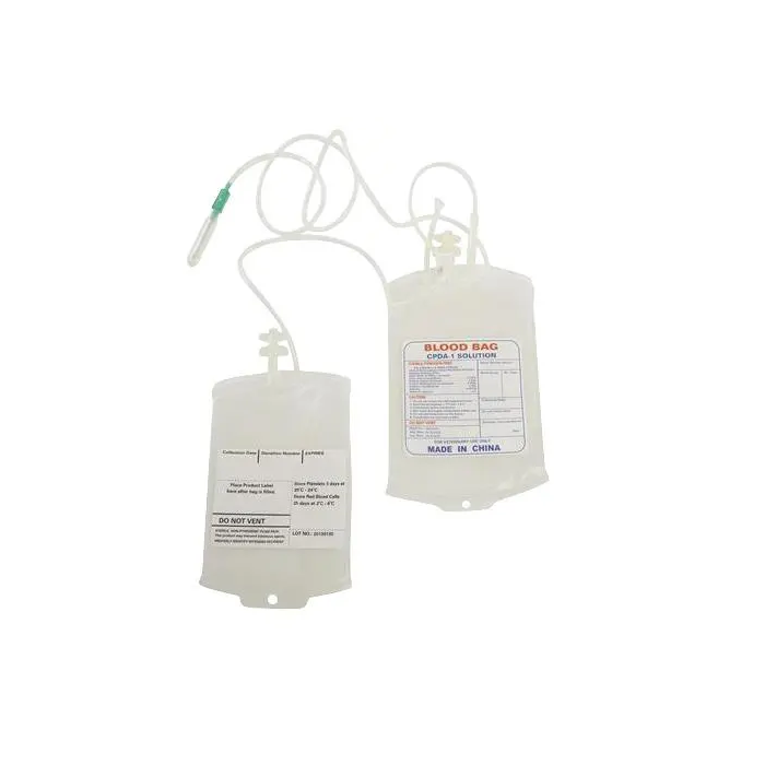 Unidad Recogida Sangre Cpda 450 mL+Bolsa Trans Sangre Kruuse