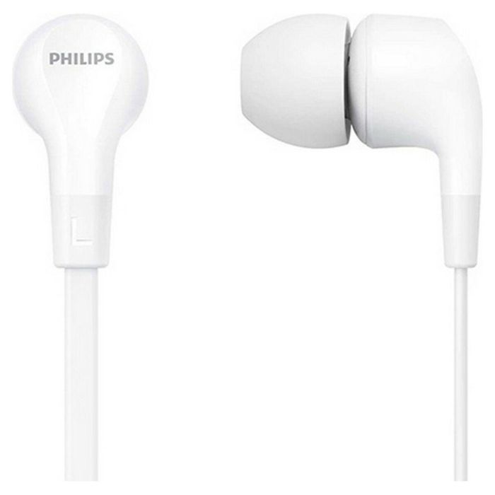 Auriculares Philips Blanco Silicona Auriculares Philips Blanco Silicona