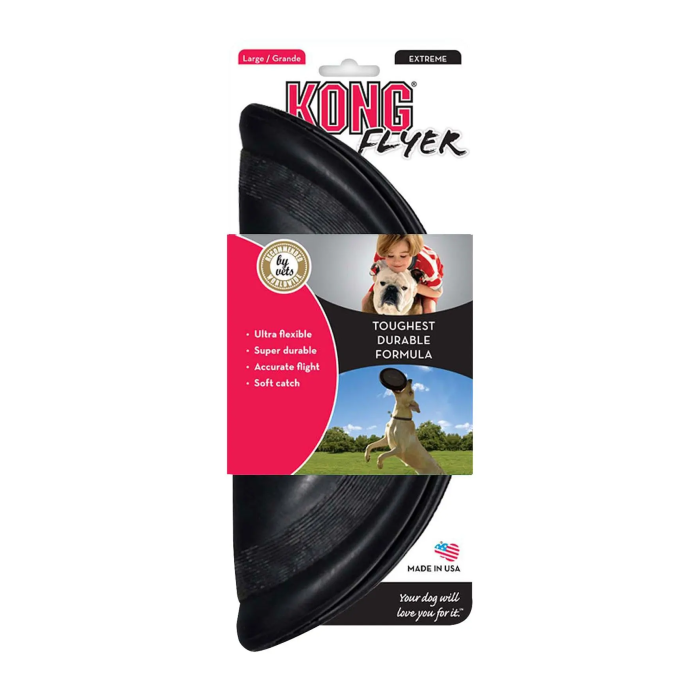 Kong Extreme Flyer Frisbee UF3 - Juguete para perros resistente