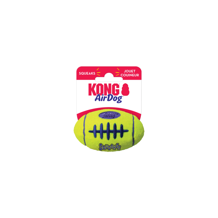 Kong Airdog Squeaker Football Tennis Small Asfb3