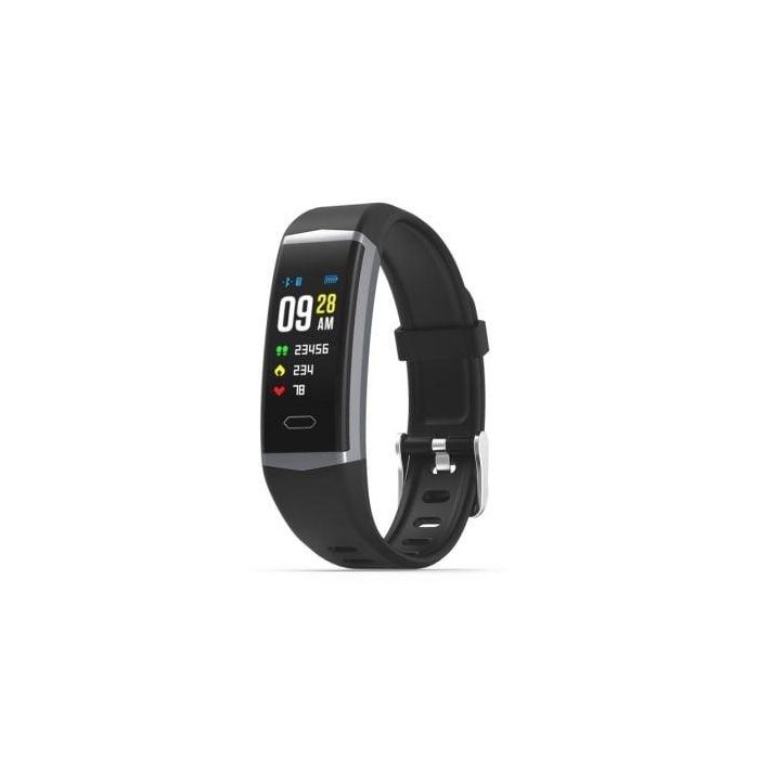 PULSERA DE ACTIVIDAD MUVIT IO SPORT AQUA NEGRA - PANTALLA LCD COLOR 2.44CM - GPS - MULTIDEPORTE - PULSÓMETRO - NOTIFICACIONES - IP68 - BA. 120 PULSERA DE ACTIVIDAD MUVIT IO SPORT AQUA NEGRA - PANTALLA LCD COLOR 2.44CM - GPS - MULTIDEPORTE - PULSÓMETRO - NOTIFICACIONES - IP68 - BA. 120