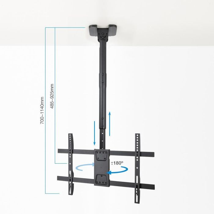 TOOQ SOPORTE TECHO PANTALLAS 43-86" NEGRO 3