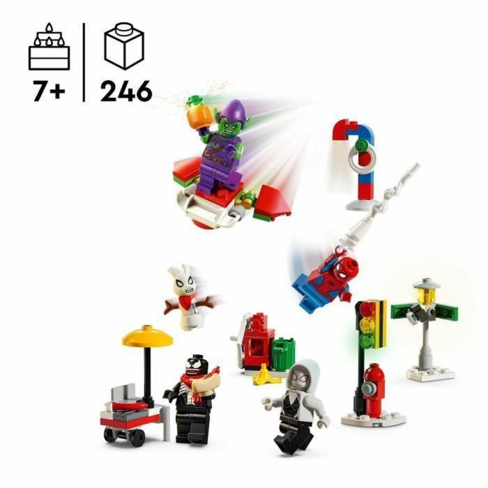 LEGO Marvel 76293 Calendario de Adviento de Spider-Man 2024 - Regalo festivo para niños 5