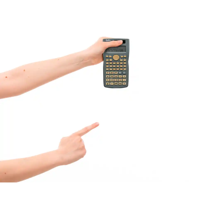 Liderpapel XF34 Calculadora Científica 12 Dígitos 240 Funciones Solar y Pila Tapa Gris 7