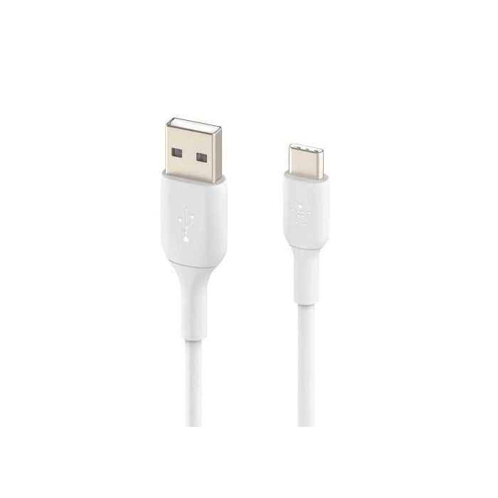 Cable USB A a USB-C Belkin CAB001BT2MWH Blanco 2 m 3 Cable USB A a USB-C Belkin CAB001BT2MWH Blanco 2 m 3