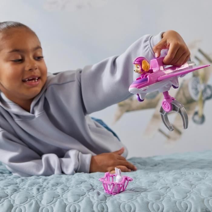 VEHÍCULO SPIN MASTER + FIGURA STELLA RESCATE AÉREO PAW Patrol 3 VEHÍCULO SPIN MASTER + FIGURA STELLA RESCATE AÉREO PAW Patrol 3