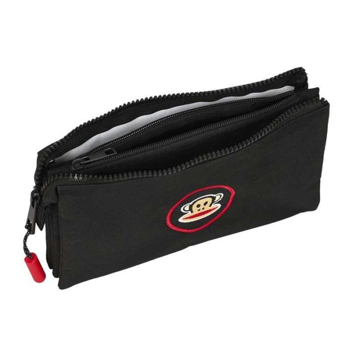 Portatodo Triple Paul Frank Campers Negro (22 x 12 x 3 cm) 1 Portatodo Triple Paul Frank Campers Negro (22 x 12 x 3 cm) 1