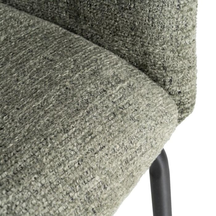 Silla Verde Tejido-Metal Salón 60,50 X 55 X 78,50 cm