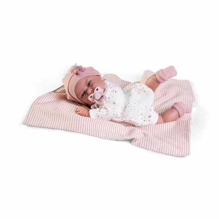 Muñeca baby clara posturitas con mantita 34 cmm cuerpo tela 2 Muñeca baby clara posturitas con mantita 34 cmm cuerpo tela 2