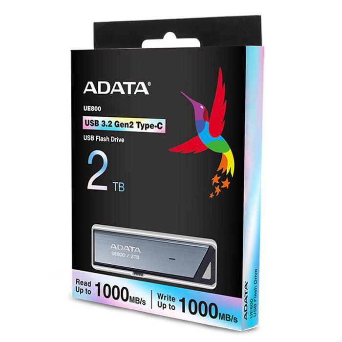 Memoria USB Adata ELITE UE800 Plateado 2 TB 1