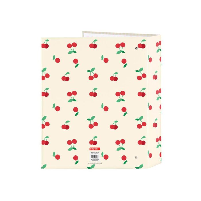 Carpeta de anillas Safta Cherry Beige A4 27 x 33 x 6 cm 1