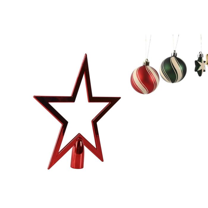 Bola Decoracion Navidad Tradicional DKD Home Decor Rojo Verde 6.5 x 27 x 21 cm Set de 53 5 Bola Decoracion Navidad Tradicional DKD Home Decor Rojo Verde 6.5 x 27 x 21 cm Set de 53 5