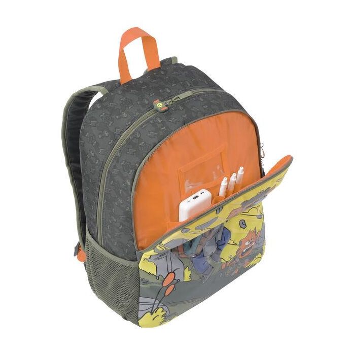 Totto Mochila Escolar Grande de Cartoons MJ04BWM003-2310-4DJL, Verde, 44x31.5x12 cm 4